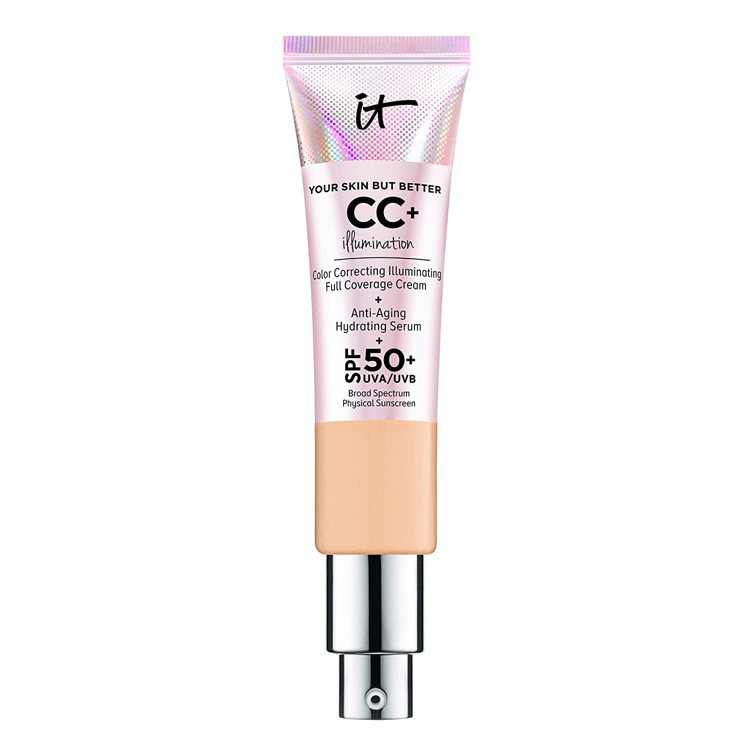 ''IT COSMETICS Your Skin But Better CC+ Cream Illumination, Medium (W) - Color Correcting Cream, Full