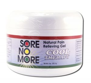 Sombra COSMETICS - Sore no More Cool Therapy Natural Pain Relieving Gel Jar 8 oz