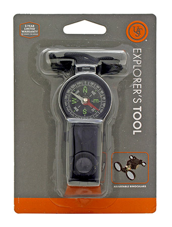 UST Explorer's Tool Camping Compass and Binoculars