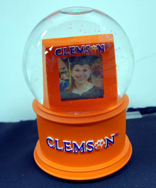 Wholesale NCAA Officially LICENSED Clemson University Photo Musical Glass Waterglobe